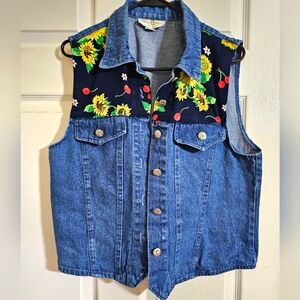 Miss & Mrs denim vest, XL